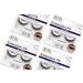 Ardell Extension FX L Curl False Eye Lashes to Lift & Define Eyes 4 pack 1 Pair (Pack of 4) L Curl