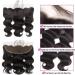 13X4 Frontal Hd Lace Frontal Closure Human Hair Body Wave Only Ear To Ear Closure Free Part Pre Plucked With Baby Hair 150% Density 12A Virgin Natural Black (20Inch 13X4 Body Wave Frontal) 20 inch 13X4BW-Natural Color - Buy Online on GoSupps.com