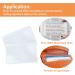 3X Lightweight Optical Plastic Fresnel Lens Magnifying Sheet with Card Magnifiers - Ideal for Reading Small Prints, Maps, Books, Magazines - Clear - Buy Online on GoSupps.com