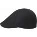 JANGOUL Men's Cotton Twill Flat Cap Black - Large-X-Large | Gatsby Newsboy Hunting Hat - Buy Online on GoSupps.com