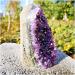 Crystal Hole Stone Crafts Natural Amethyst geode Quartz Cluster Crystal Specimen Crystal Hole - Buy Online on GoSupps.com