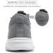 Qijgs Men's Gray Sports Sneakers - Running Fitness & Street Shoes - Slip-On Style Size 44 EU - Buy Online on GoSupps.com