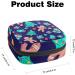 Anna Cowper Cute Trees Christmas Pattern Sanitary Napkin Storage Bag - Multi-colored Menstrual Cup Pouch for Women & Girls - Buy Online on GoSupps.com