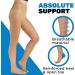 USA Made Plus Size Compression Pantyhose for Women - 15-20mmHg Varicose Veins Relief - Beige Open Toe 2X-Large (A103OTBE5 - Buy Online on GoSupps.com