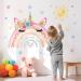 Wondever Watercolor Unicorn Rainbow Wall Stickers - Peel and Stick Decals for Girls Bedroom and Nursery - Buy Online on GoSupps.com