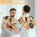 Leopard Heart Beard Bib Apron | Beard Hair Catcher for Men | Perfect Christmas & Father's Day Gift - Buy Online on GoSupps.com