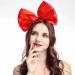 Frcolor Super Large Red Bowknot Headband Women and Girls' Hair Hoop Bow Headdress Hair Accessories for Party and Cosplay Decoration (Red) - Buy Online on GoSupps.com