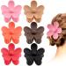 6 Pack Large Flower Hair Claw Clips for Women - 3 Inch Matte Clips - Strong Hold Jaw Clip for Thin, Thick, Curly Hair - 90's Vintage Style - Buy Online on GoSupps.com