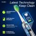 7AM2M Electric Toothbrush for Adults & Teens - LED Screen 5 Modes 90-Day Battery Fast Charge 8 Brush Heads - Gray - Buy Online on GoSupps.com