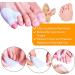 Mcvcoyh 6 Pieces Pinky Toe Separator Pinky Toe Cushion Protectors Gel Toe Separators Toe Straighteners for Curled Toes Pain Relief Overlapping Toe Curled Pinky Toe - Buy Online on GoSupps.com