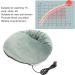 Heated Foot Warmer Pad | Washable & Fashionable Constant Temperature Foot Heating for Study - Green - Buy Online on GoSupps.com