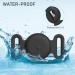 Vancle 2-Piece Airtag Dog Collar Case - Waterproof Silicone Protector for Pets | Black Small Dog & Cat Accessory - Buy Online on GoSupps.com