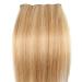 Beauty7 Clearance Sale: 7 Remy Real Hair Extensions - 50cm Honey & Light Blonde Strands (70g 20 inches) - Buy Online on GoSupps.com