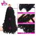 Youngther 24 Inch Faux Locs Crochet Hair 6-Pack - Pre-looped Synthetic Braiding Hair for Black Women (1B) - Buy Online on GoSupps.com