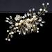 Bridal Flower Side Hair Clips Pearl Flower Hair Piece Wedding Hair Accessories for Brides Bridesmaid Girls Women - Buy Online on GoSupps.com