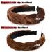 Vintage Brown Boyrot Hair-Ripped Headband | Padded Rockabilly Fashion Accessory for Women & Girls - Buy Online on GoSupps.com