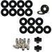 Labeda Shooter Inline Roller Hockey Wheels + Hybrid Ceramic Bearings - Green 72mm 8-Pack - Buy Online on GoSupps.com