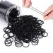 600pcs Medium Black Hair Rubber Bands for Kids No Damage Ponytail Holders by HOYOLS - Buy Online on GoSupps.com