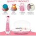 6-in-1 Baby Manicure Kit - Baby Nail Care Set with Clippers, Files, and Electric File Heads (Pink) - Buy Online on GoSupps.com