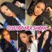 RXY V Part Wig Human Hair Deep Wave 16 - No Glue Thin Part, No Leave Out - Deep Curly Style - Buy Online on GoSupps.com