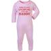 Born To Love Liverpool Just Like Daddy Baby Sleepsuit | 3-6 Months | Pink | 100% Combed Cotton | UK Designed & Printed - Buy Online on GoSupps.com
