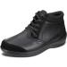 Orthofeet Womens Orthopedic Leather Milano Lace Up Boots 8 Wide
