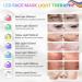7-in-1 Color LED Face Mask Light Therapy for Skin Rejuvenation - At-Home SPA Facial Equipment in White - Buy Online on GoSupps.com