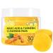 Kojic Acid & Turmeric Pads - Tumeric Kojic Acid Cleansing Pads - Exfoliating Pads for Face & Body - Face Pads for Skincare - Face Exfoliator Pad for Even Skin Tone Pore Cleansing - 30 Pads