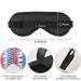 Patriotic Star Sleep Mask - Light Blocking Eye Mask for Men & Women | Adjustable Blindfold for Travel & Naps | USA Independence Day Gift - Buy Online on GoSupps.com