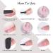 Saviland 19Pcs Dip Powder Nail Kit Starter | 10 Glitter White Pink Clear Colors | Nail Art Set with Base, Activator, Top Coat, Brush Saver, and Liquid Set - Buy Online on GoSupps.com