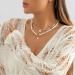 Multilayer Boho Pearl Necklace with Beaded Coin & Heart Pendant - Summer Beach Jewelry for Women & Girls - Buy Online on GoSupps.com