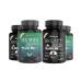 Himiyer 2pcs Ultimate Wellness Bundle - Boost Energy Immunity & Brain Function with 7000mg Sea Moss 4000mg Black Seed Oil 2000mg Ashwagandha 9000mg Ginger & Shilajit Vegan-Friendly Supplement