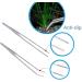 Fistoy 4-in-1 Stainless Steel Aquarium Aquascaping Tools Set for Fish Tanks - Scissor Tweezers Spatula Tool for Aquatic Plants - Silver - Buy Online on GoSupps.com
