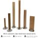 Universal Wood Wick Clips for Candles - 100 Pack | Sustainer Tabs for Most Wooden Wicks | Longer Burn Time & Less Wax Waste - Buy Online on GoSupps.com