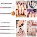 AIBEE 20pcs Nail Art Design Tools & 15pcs Brushes Kit with 5pcs Dotting Pens - Pink - Buy Online on GoSupps.com