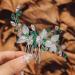 IYOU Green Bridal Hair Combs Crystal Bridal Hair Accessories Prom Party Bridal Wedding Side Combs for Women