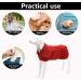 Geyecete Dog Drying Coat - Microfibre Fast Drying Bathrobe Towel - Medium Red - Buy Online on GoSupps.com