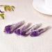 Nature Gemstones Drum Stones 1 Piece Natural Amethyst Quartz Cluster Crystal Point raw Crystals Minerals Sample Stone Decoration 15-30g Natural Amethyst - Buy Online on GoSupps.com