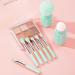 FHI7 Acrylic Green Makeup Brushes Set | Premium Quality & International Shipping - Buy Online on GoSupps.com