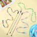 3Pcs Interactive Cat Rainbow Wand Toys for Indoor Cats Colorful Cat Wand Toy String Plush Toy Cat Teaser Wand with Bell for Kitten Cat Exerciser Playing - Buy Online on GoSupps.com