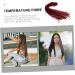 minkissy Dirty Little Braids Head Band Wigs Braided Wig Ponytail Wigs Dreads Extensions Dreadlock Accessories Double Ended Dreadlock Extensions Hair Wig Women Hairpiece Extensions Men Wig 90X8CM Claret - Buy Online on GoSupps.com