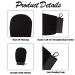 GENFORD 5-Piece Self Tanning Mitt Applicator Set - Fingerless Glove for Face & Body - Post Lotion Applicator - Black - Buy Online on GoSupps.com