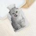 Cute Kitten Hot Water Bottle with Plush Cover - Bed Warmer for Adults & Kids | 26.5x15.3cm - International Shipping - Buy Online on GoSupps.com