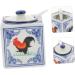 Zerodeko Container Durable Holder Pot Pattern Pepper Chili Home Unique Accessory Kitchen Creative Storage Rooster - Buy Online on GoSupps.com