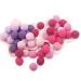 Kids Bead Kit - 50pcs Crochet Beads for DIY Teething Bracelet & Toy - Pink Lilac Series 20mm - Buy Online on GoSupps.com