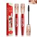 Yanqina Super Long Mascara 4d Waterproof and Sweat Proof Mascara Super Long Luxurious Mascara Stereo Lengthening Mascara Yanquina Drying and Not Sticky Mascara for Women 2pc