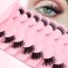 7 Pairs of Half Eyelashes Cat Eye 12 mm Short Cat's Eye Artificial Eyelashes Natural Look 1/2 Corner False Eyelashes Set 3/4 Corner Eyelashes Reusable Lightweight Makeup Eyelashes (1-33) 7P-HF-1-33 - Buy Online on GoSupps.com