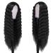 INSTASTYLE 30 Inch Lace Front Synthetic Curly Wig for Women - Black Loose Deep Wave Hair Replacement | 1B 30 Inch Black - Buy Online on GoSupps.com