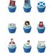 36 Stand Up Burns Night Themed Edible Wafer Paper Cake Toppers Decorations - Buy Online on GoSupps.com