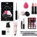Professional All-in-One Makeup Kit for Women - Eyeshadow Palette, Lip Gloss, Lipstick, Eyebrow Pencil, Foundation, Concealer, Mascara - Perfect Makeup Gift Set (A07) - Buy Online on GoSupps.com